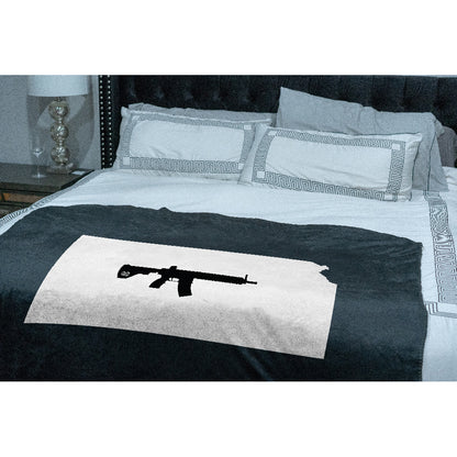 Keep Kansas Tactical Sherpa Throw Blanket