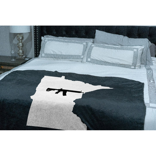 Keep Minnesota Tactical Sherpa Throw Blanket