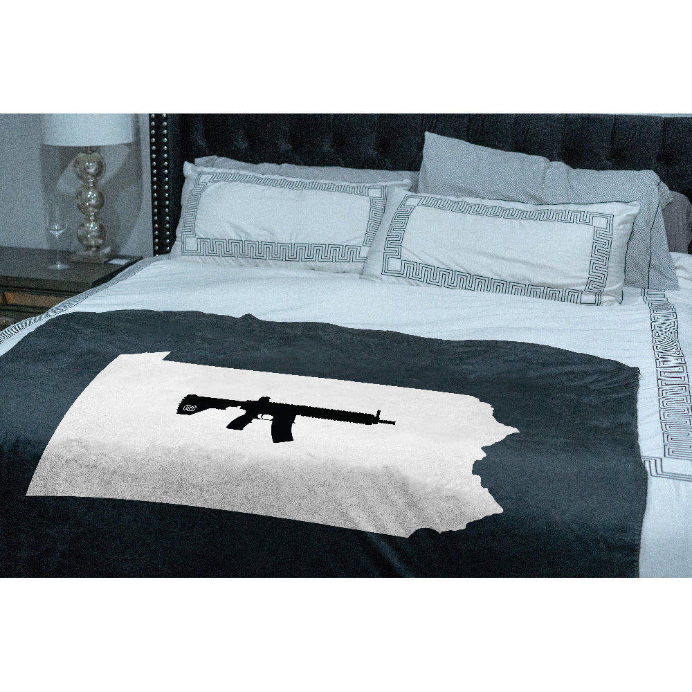 Keep Pennsylvania Tactical Sherpa Throw Blanket