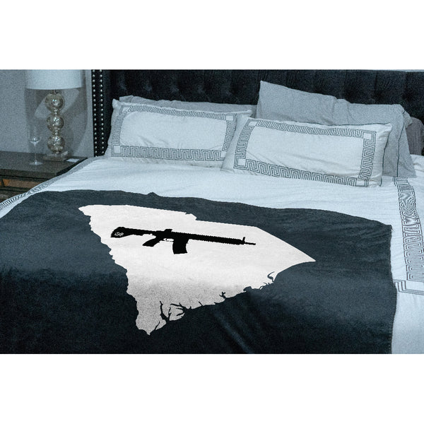 Keep South Carolina Tactical Sherpa Throw Blanket