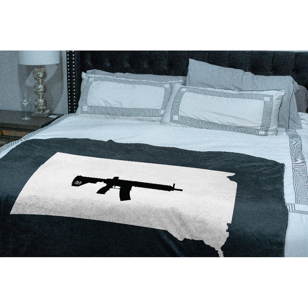 Keep South Dakota Tactical Sherpa Throw Blanket