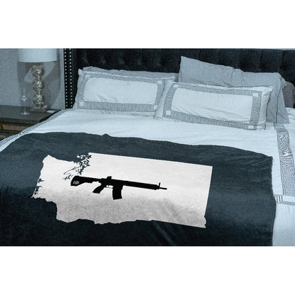 Keep Washington Tactical Sherpa Throw Blanket