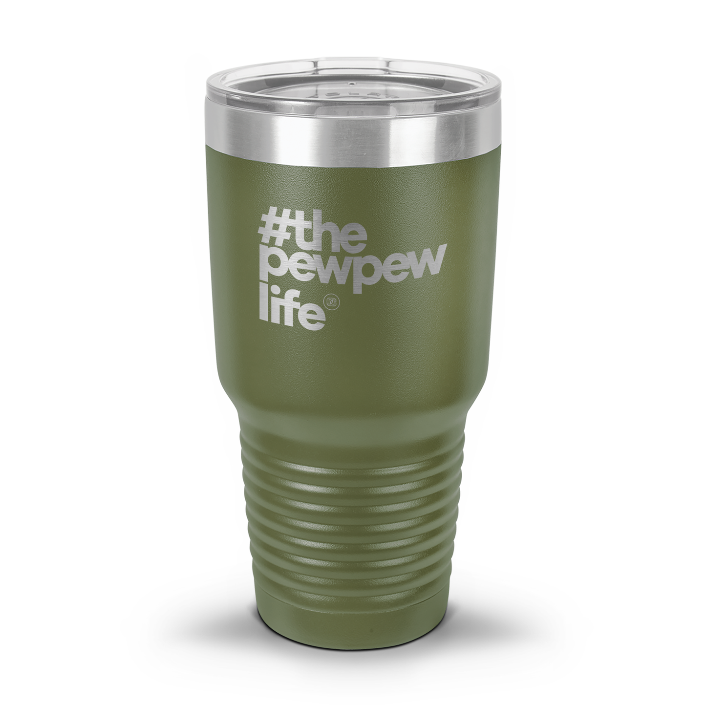 #ThePewPewLife Laser Etched 30oz/20oz Tumbler