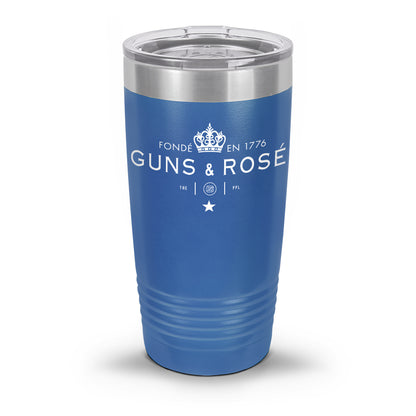 Guns & RosÉ Coated Laser Etched 30oz/20oz Tumbler