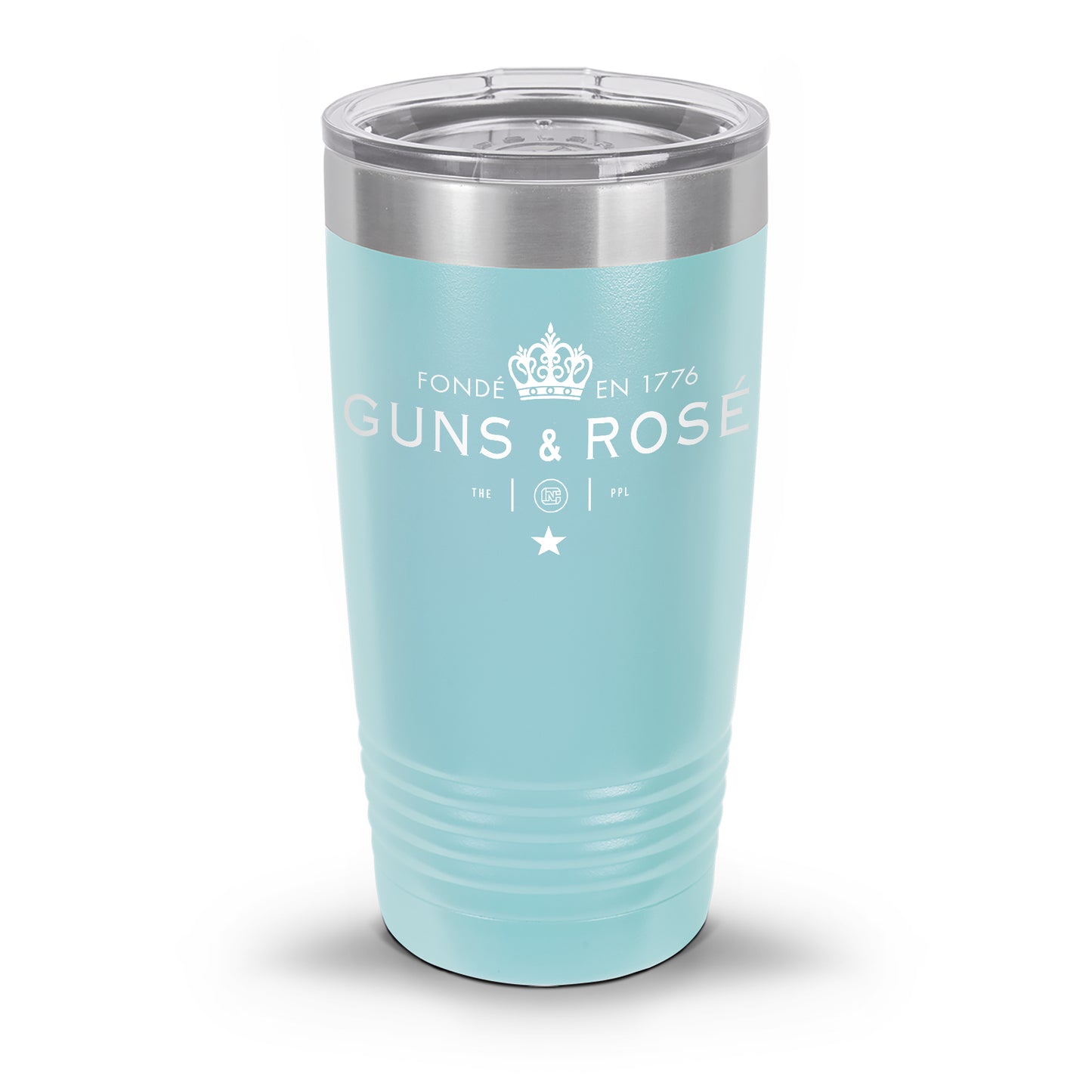 Guns & RosÉ Coated Laser Etched 30oz/20oz Tumbler