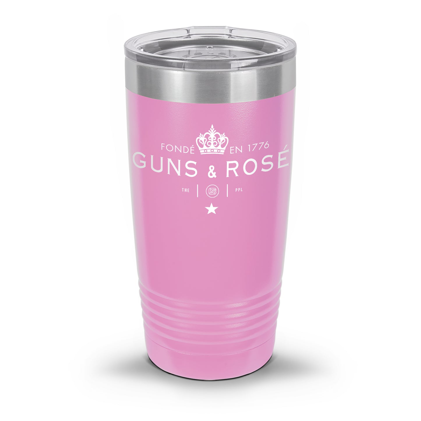 Guns & RosÉ Coated Laser Etched 30oz/20oz Tumbler