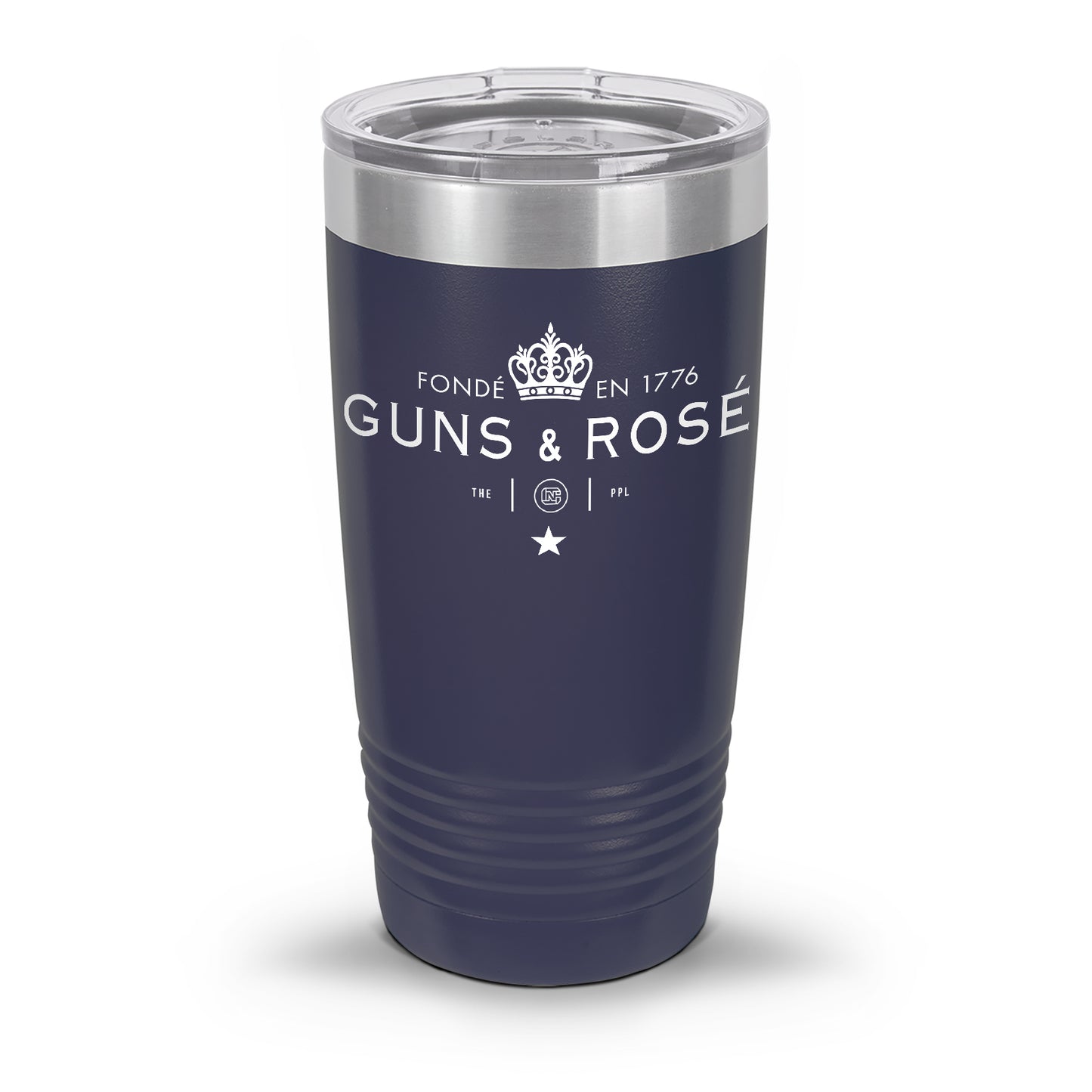 Guns & RosÉ Coated Laser Etched 30oz/20oz Tumbler