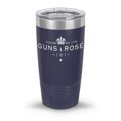 Guns & RosÉ Coated Laser Etched 30oz/20oz Tumbler