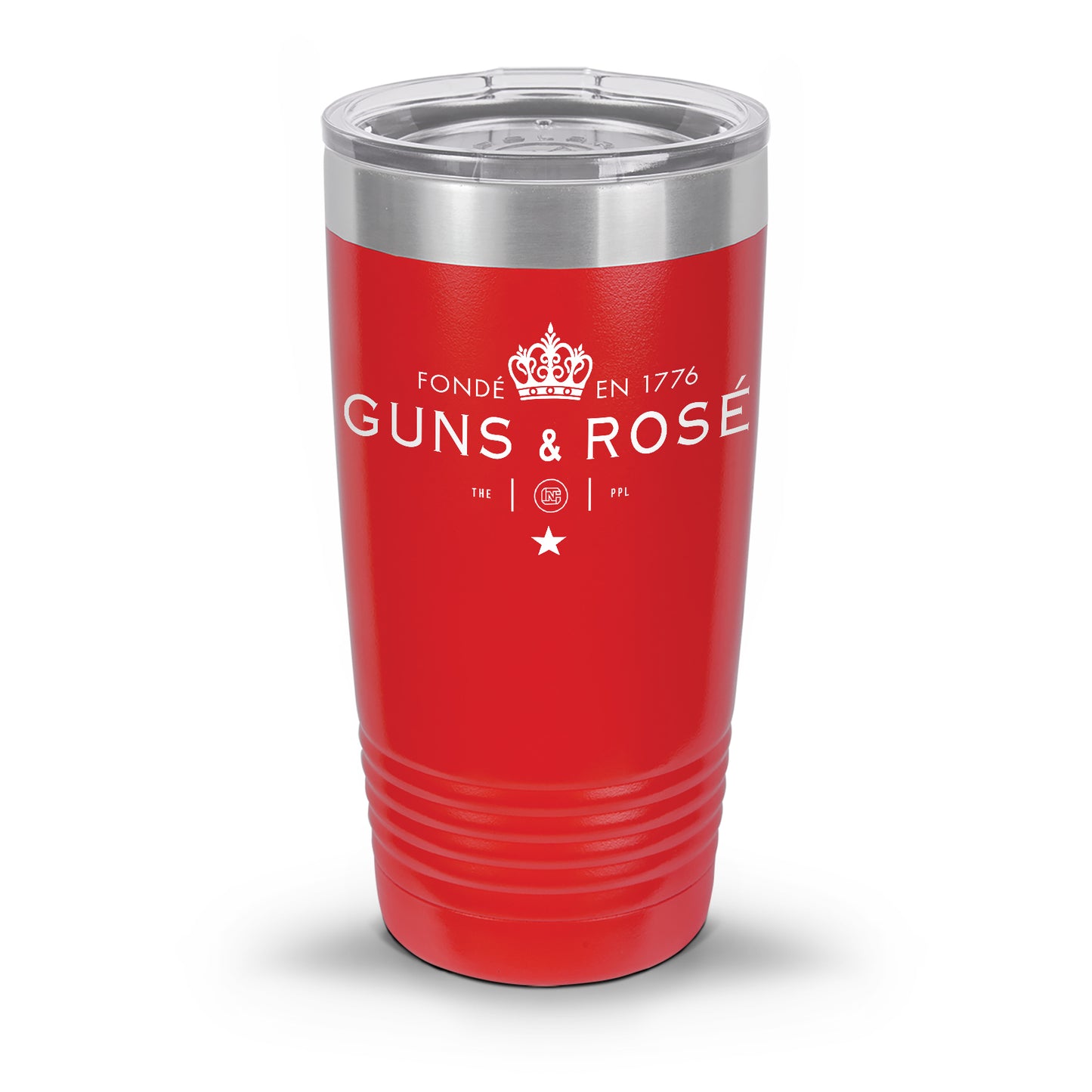 Guns & RosÉ Coated Laser Etched 30oz/20oz Tumbler