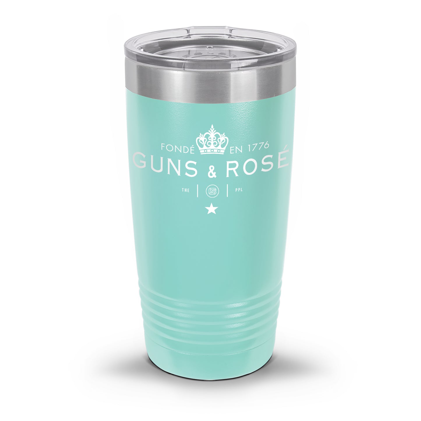 Guns & RosÉ Coated Laser Etched 30oz/20oz Tumbler