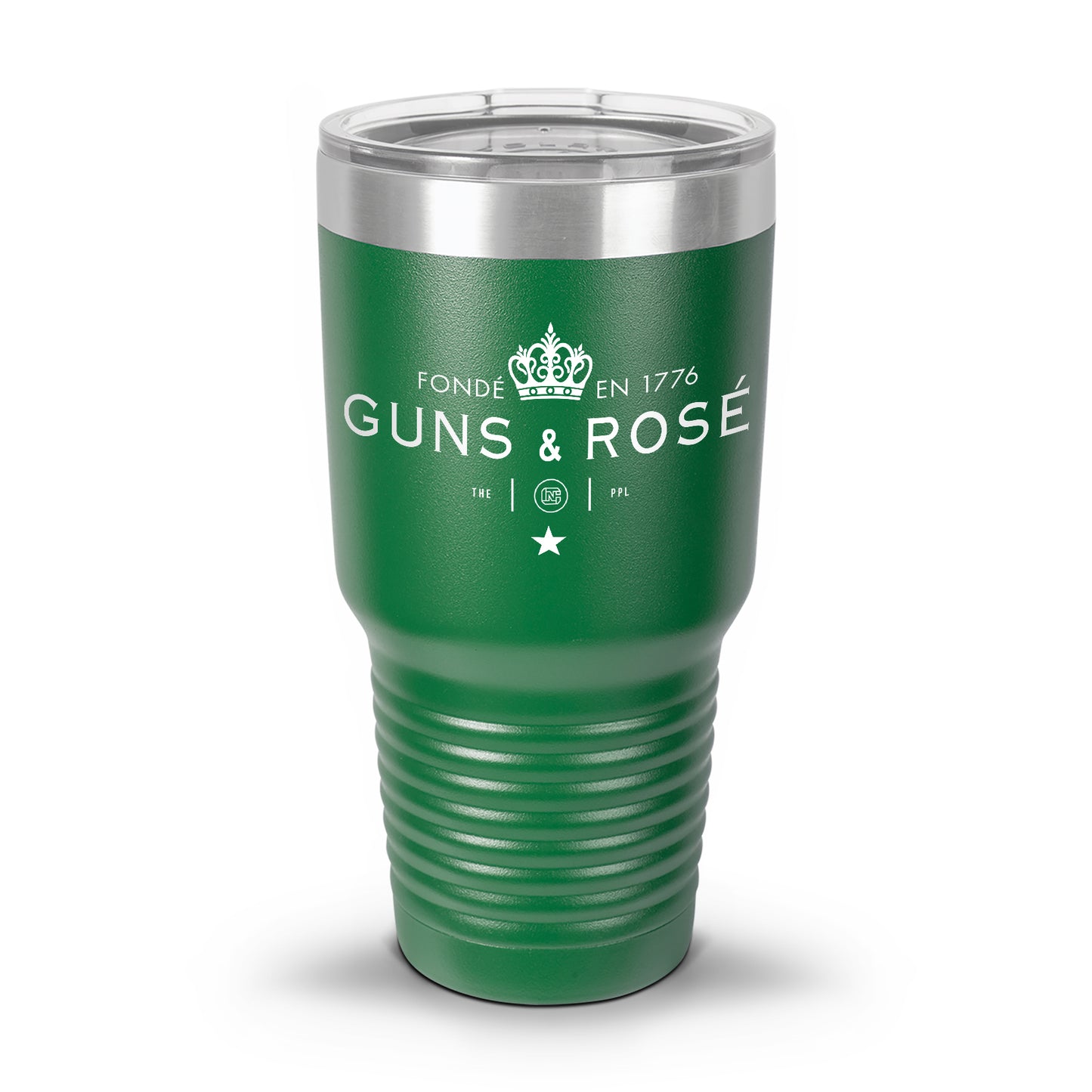 Guns & RosÉ Coated Laser Etched 30oz/20oz Tumbler