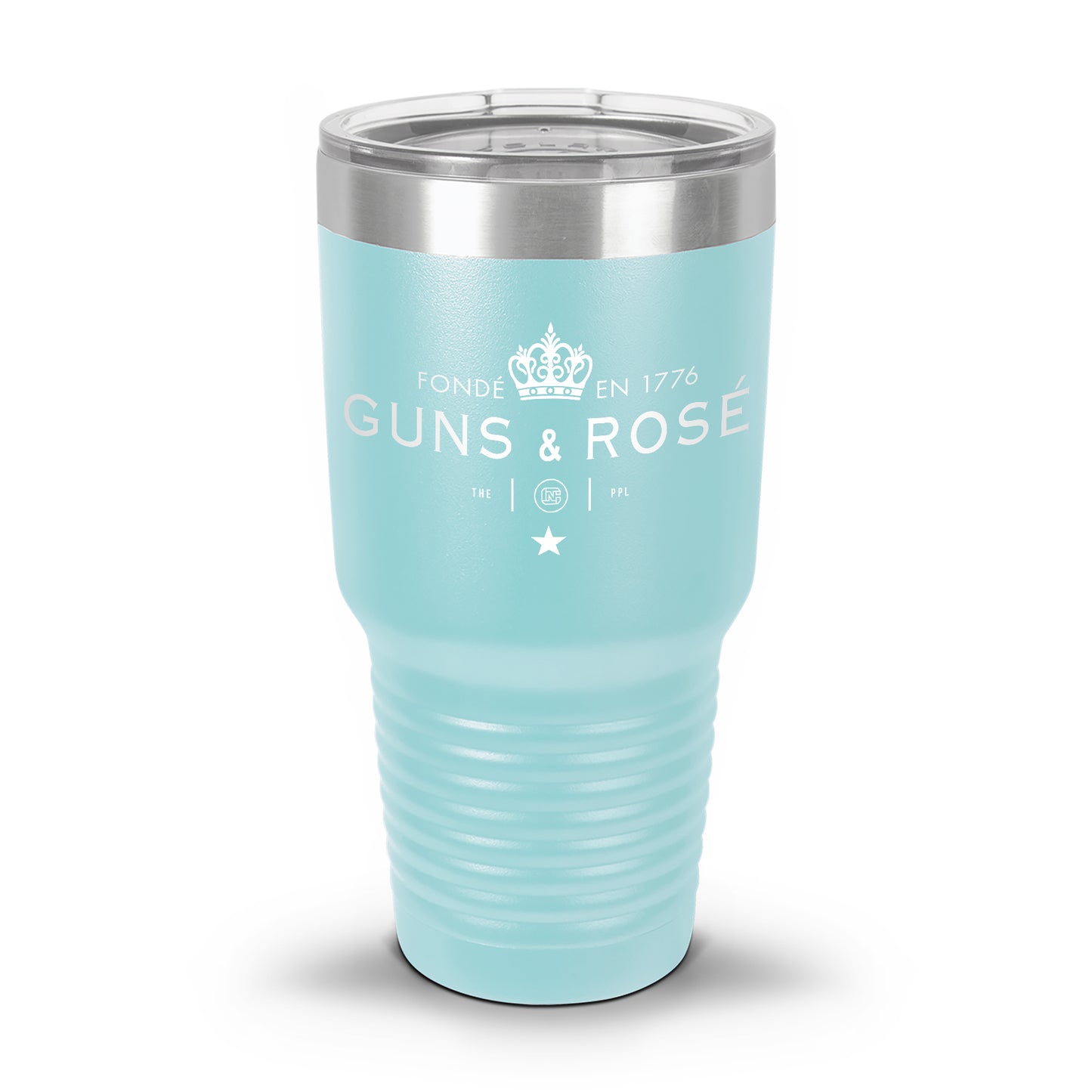 Guns & RosÉ Coated Laser Etched 30oz/20oz Tumbler