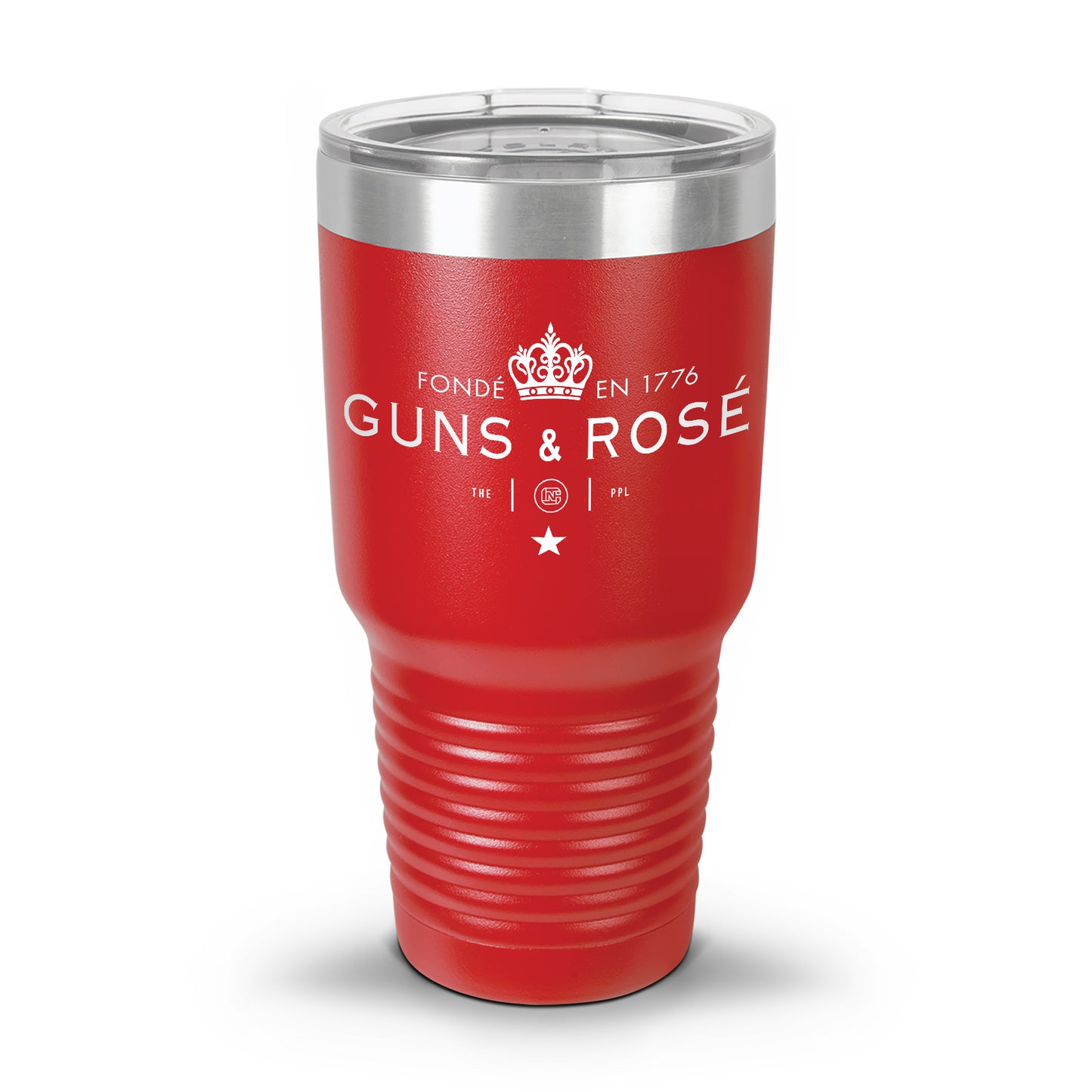 Guns & RosÉ Coated Laser Etched 30oz/20oz Tumbler