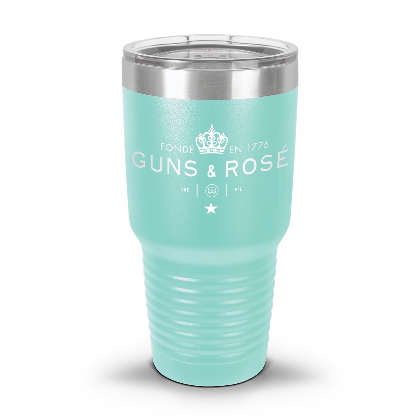 Guns & RosÉ Coated Laser Etched 30oz/20oz Tumbler