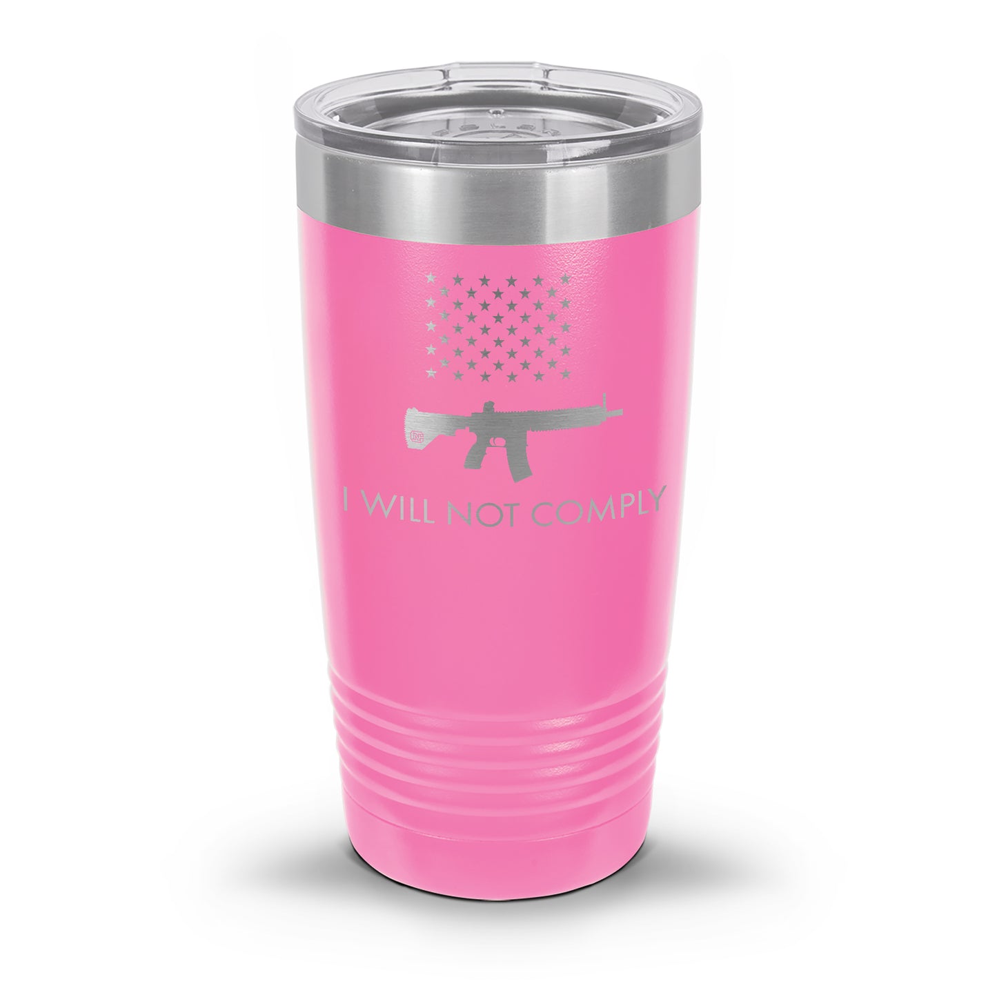 I Will NOT Comply with AR-15 Ban Laser Etched 30oz/20oz Tumbler
