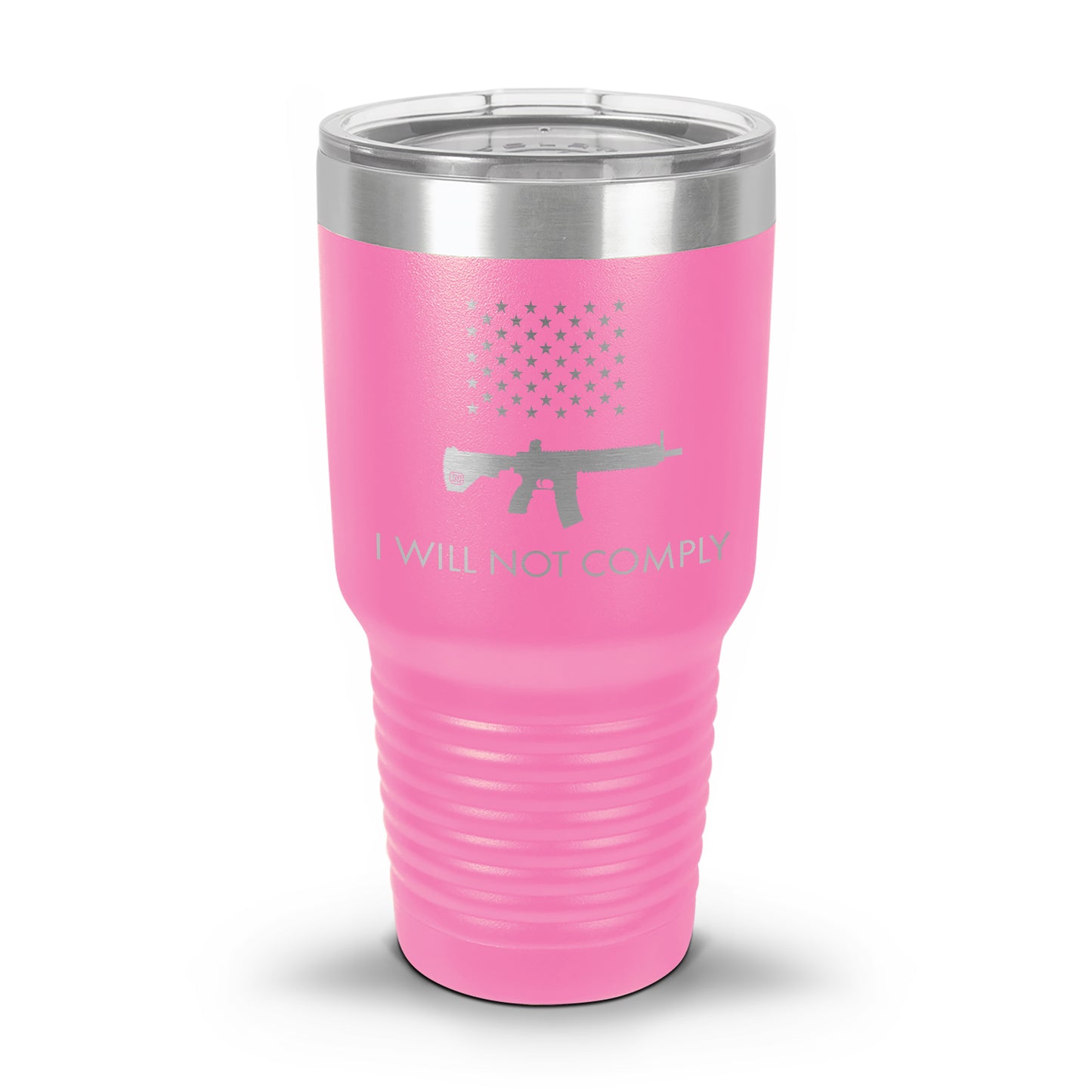 I Will NOT Comply with AR-15 Ban Laser Etched 30oz/20oz Tumbler