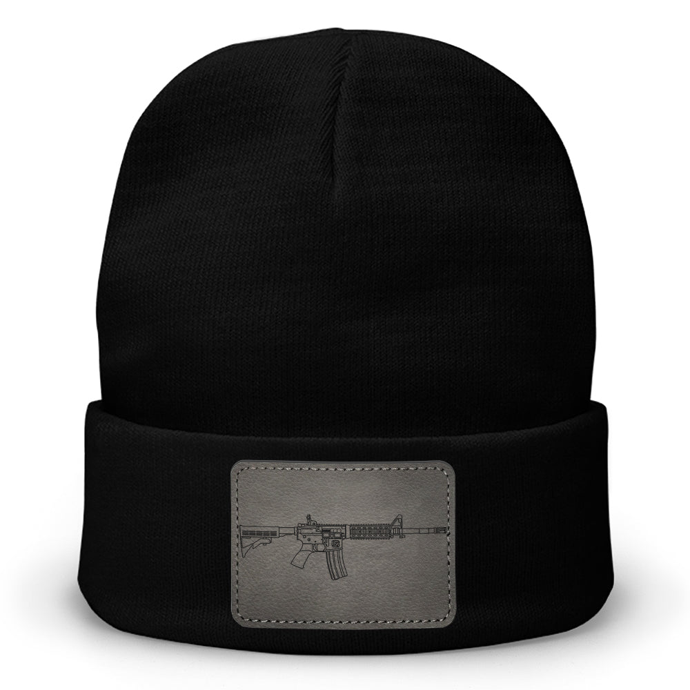 AR-15 Detailed Outline Beanie