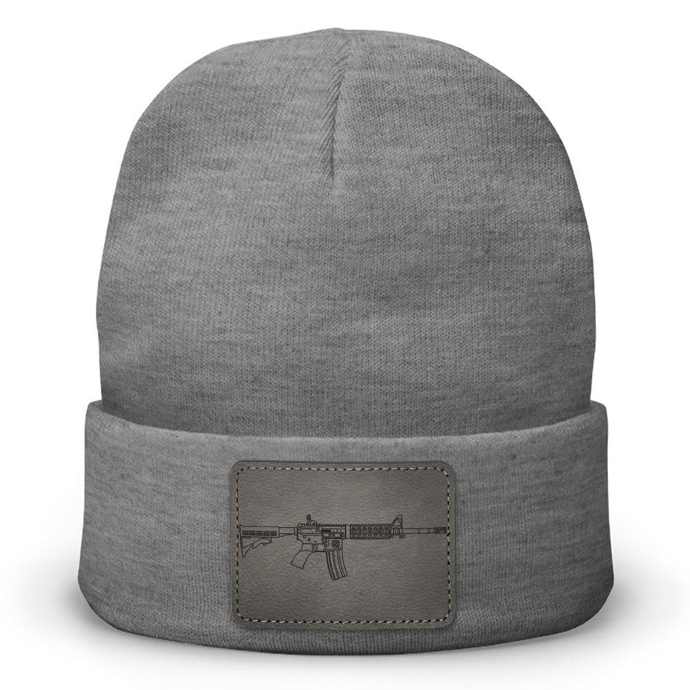 AR-15 Detailed Outline Beanie