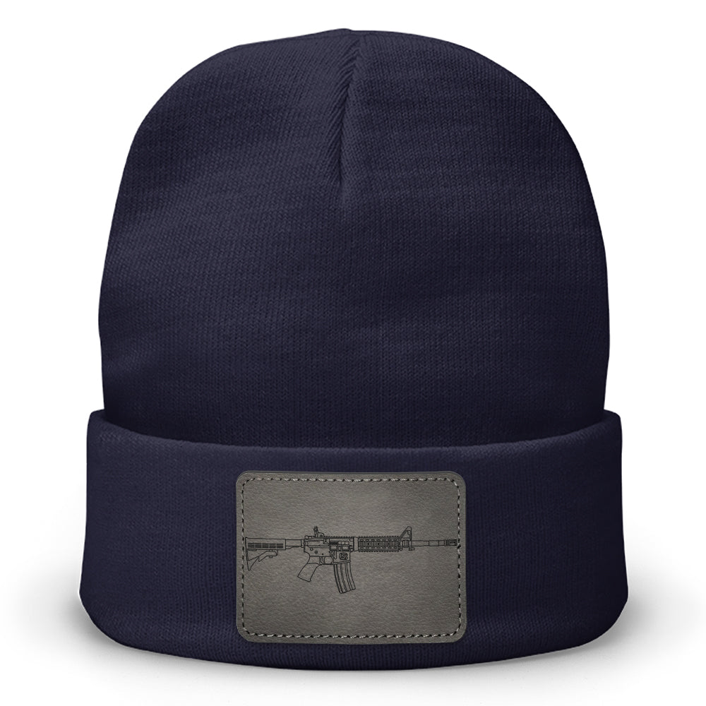 AR-15 Detailed Outline Beanie