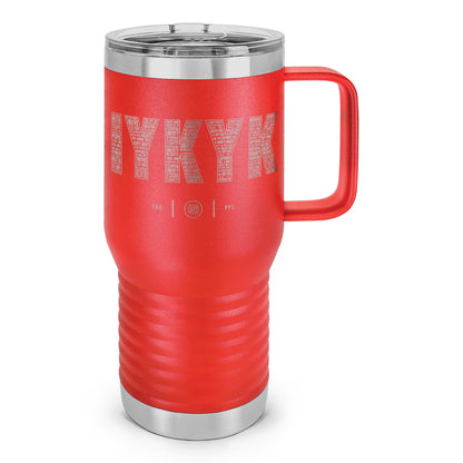 IYKYK 2A Laser Etched 20oz Travel Mug