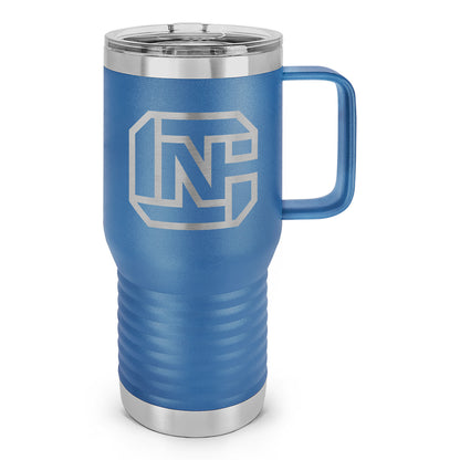 CN Logo Laser Etched 20oz Travel Mug