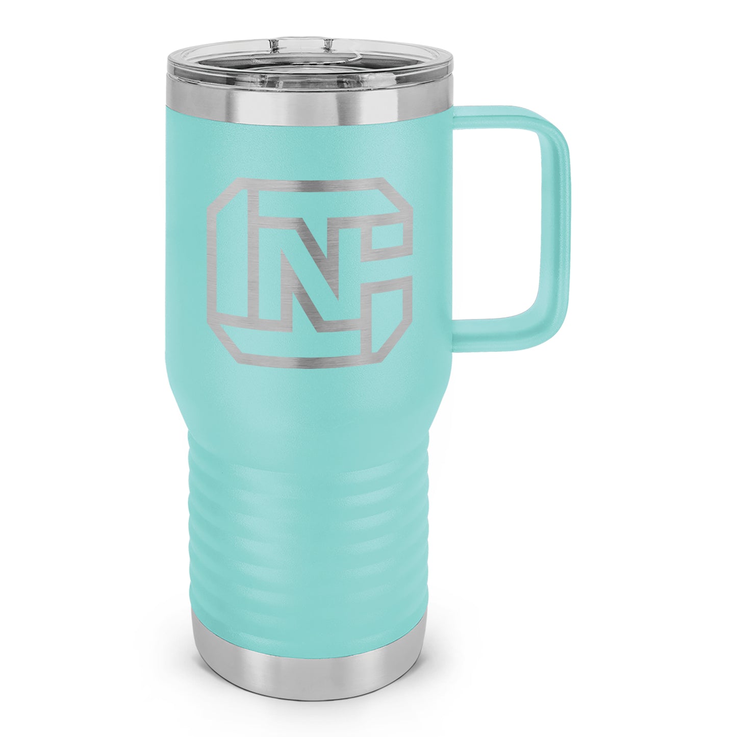 CN Logo Laser Etched 20oz Travel Mug