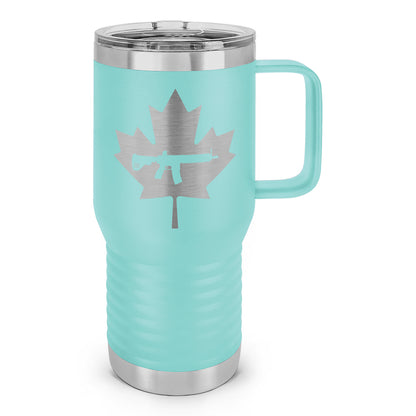 Keep Canada Tactical Maple Leaf Laser Etched 20oz Travel Mug