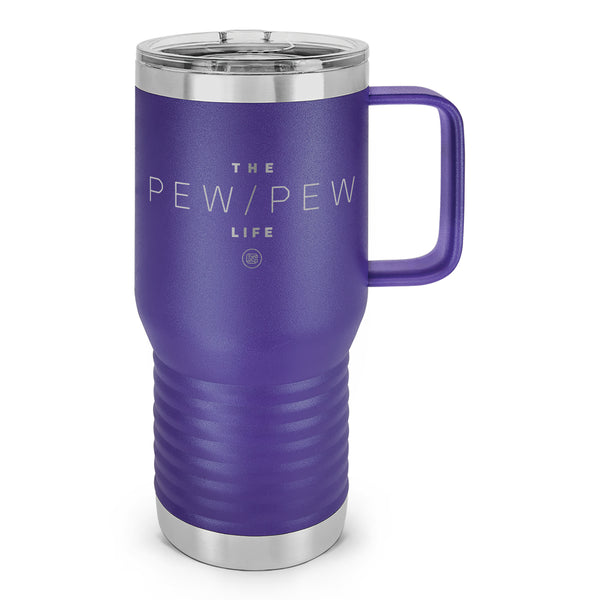 Metal Purple Travel Mug