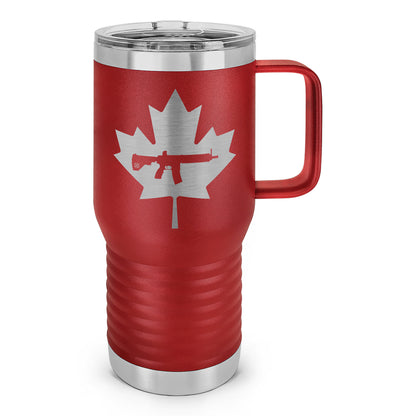 Keep Canada Tactical Maple Leaf Laser Etched 20oz Travel Mug