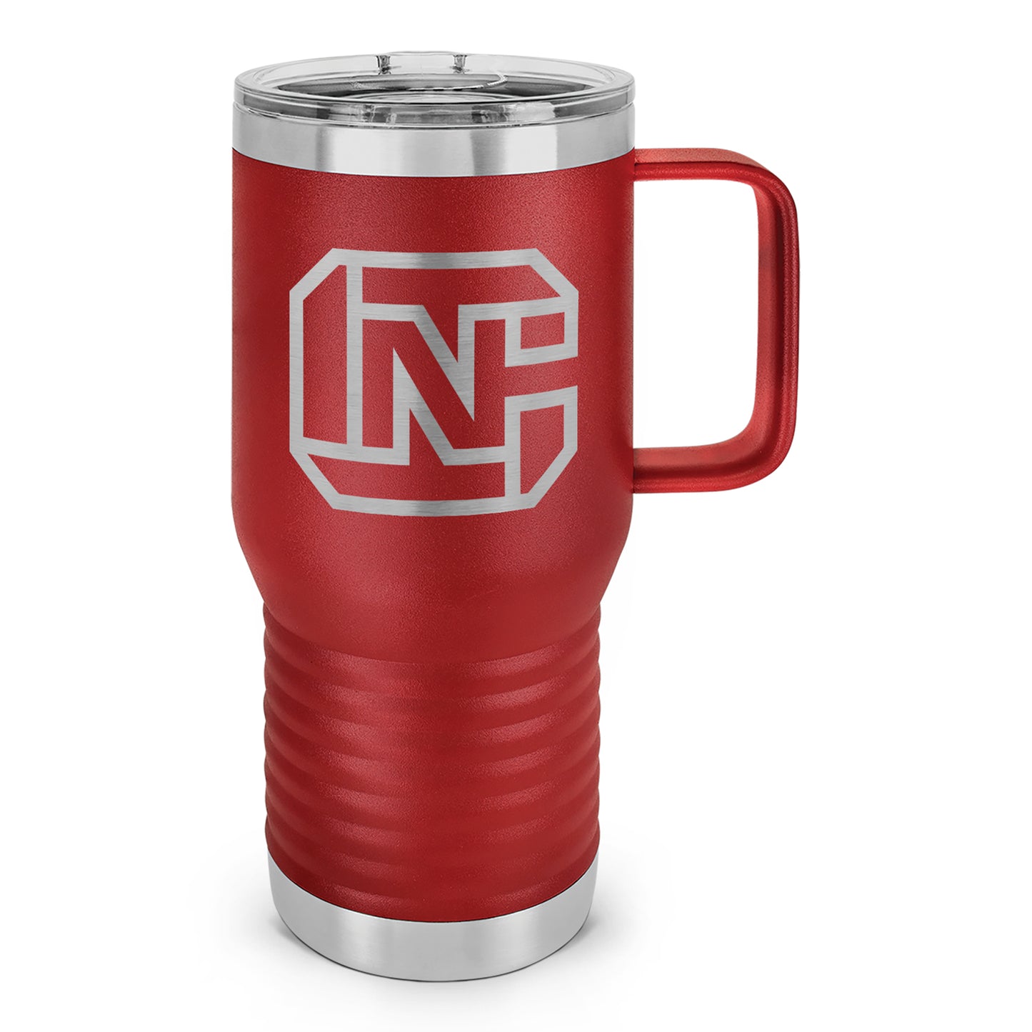 CN Logo Laser Etched 20oz Travel Mug