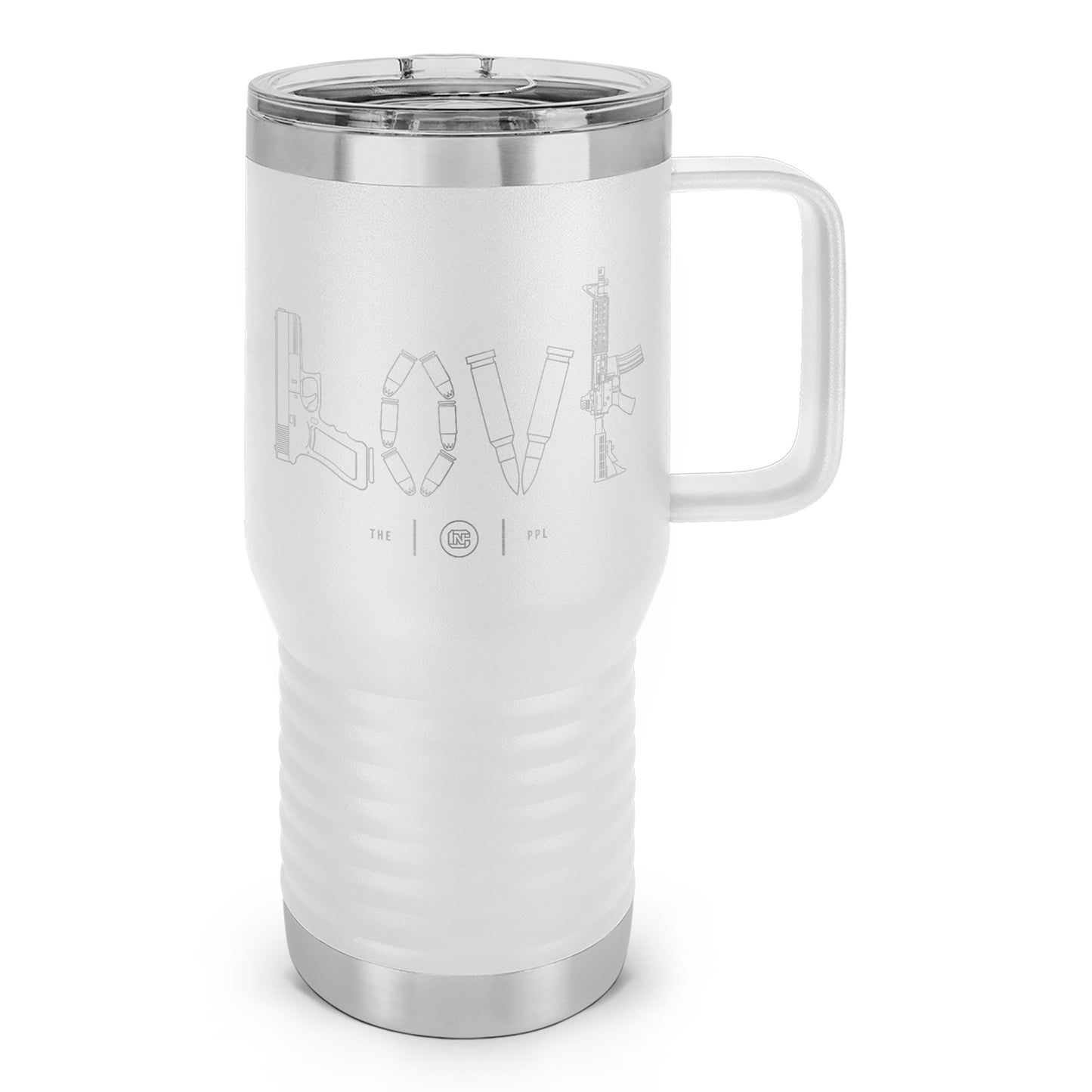 Tactical Love Laser Etched 20oz Travel Mug