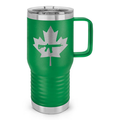 Keep Canada Tactical Maple Leaf Laser Etched 20oz Travel Mug