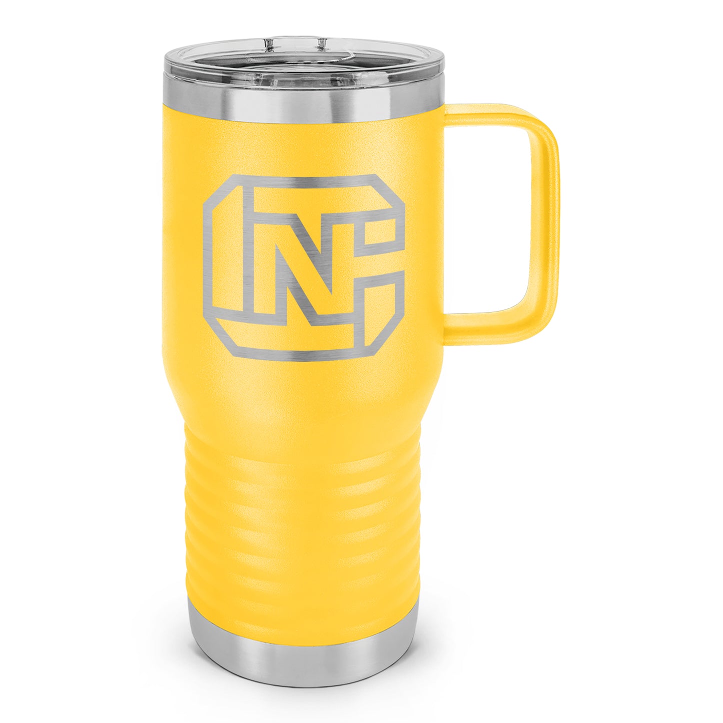 CN Logo Laser Etched 20oz Travel Mug