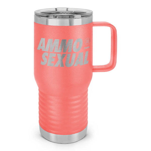 AmmoSexual Laser Etched 20oz Travel Mug