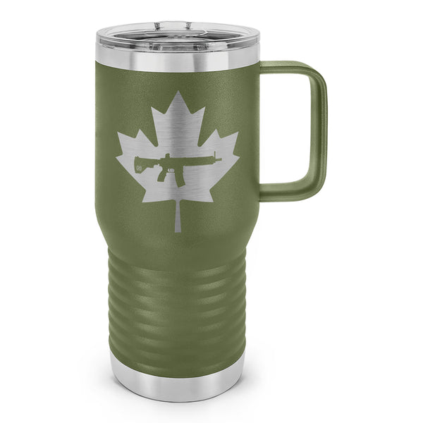Keep Canada Tactical Maple Leaf Laser Etched 20oz Travel Mug