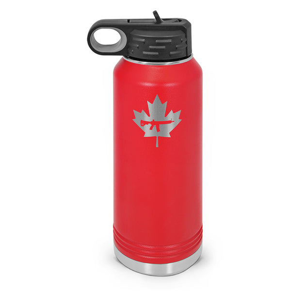 Keep Canada Tactical Maple Leaf Double Wall Insulated Water Bottle
