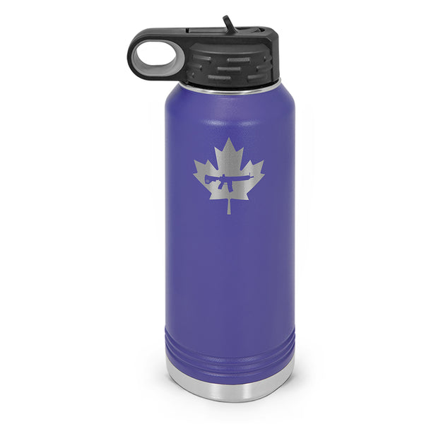 Keep Canada Tactical Maple Leaf Double Wall Insulated Water Bottle