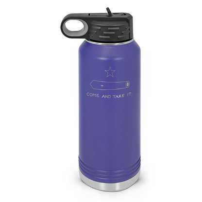 Come and Take It Double Wall Insulated Water Bottle