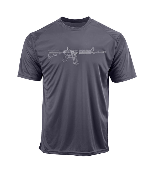 AR-15 Beauty In Lines Performance Shirt