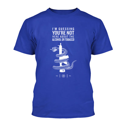 im guessing youre not here about the alcohol or tobacco Abolish ATF Tee I'm a Weirdo She's a