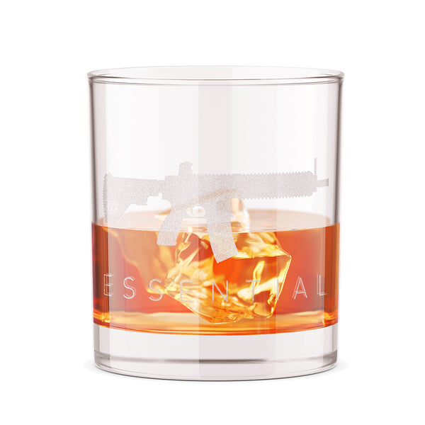 AR-15's Are Essential 12oz Whiskey Glass