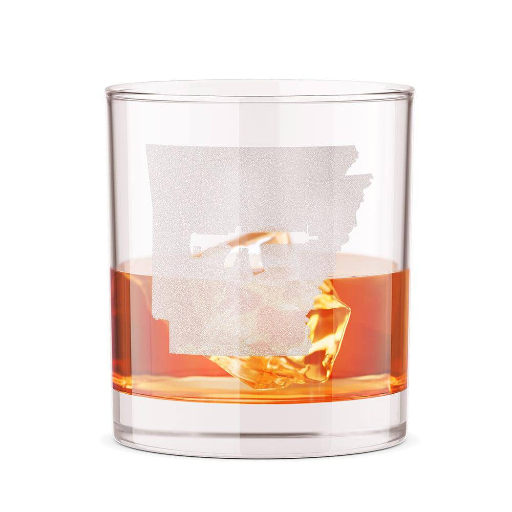 Keep Arkansas Tactical 12oz Whiskey Glass