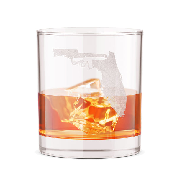 Keep Florida Tactical 12oz Whiskey Glass