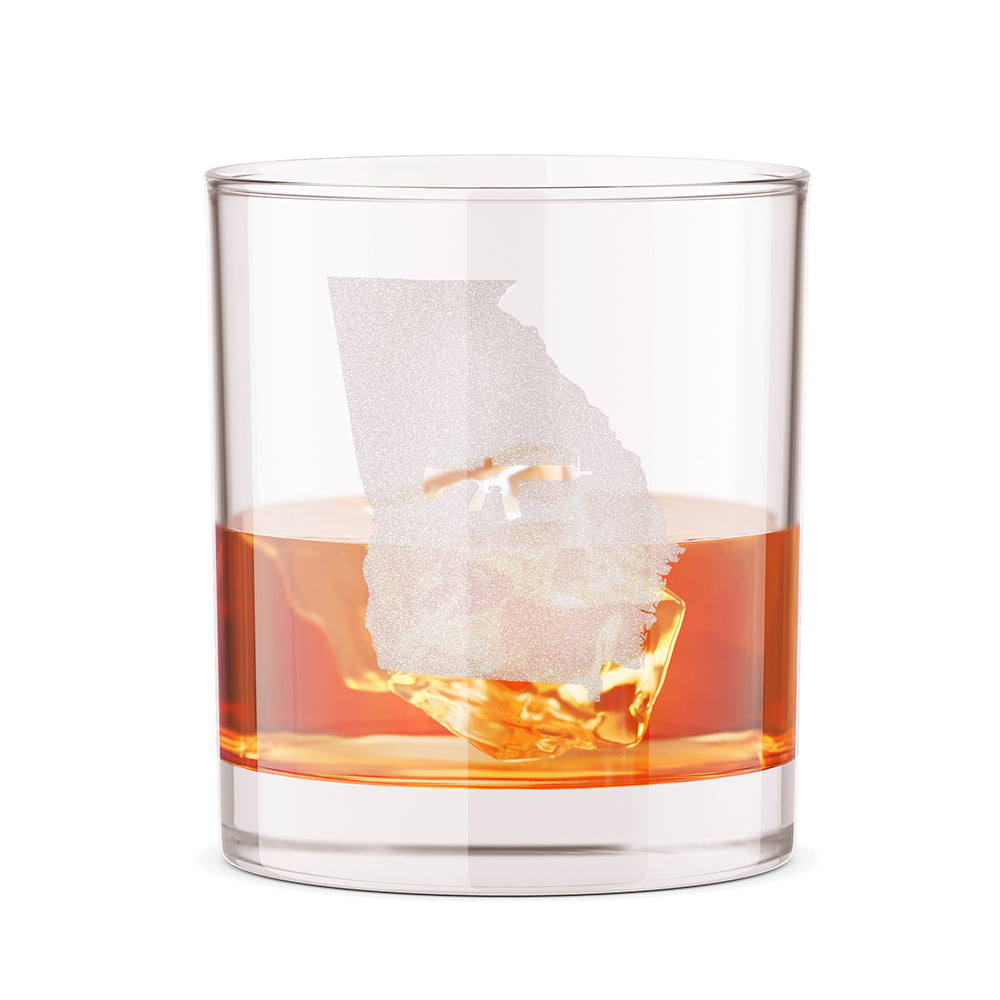 Keep Georgia Tactical 12oz Whiskey Glass