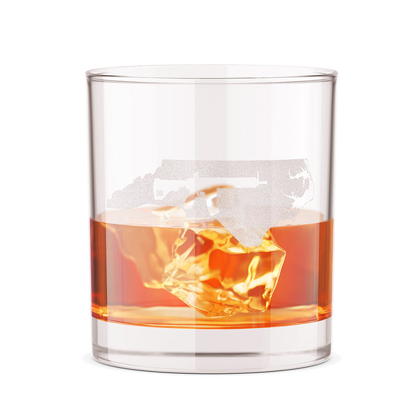 Keep North Carolina Tactical 12oz Whiskey Glass