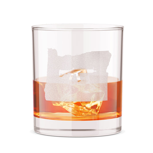 Keep Oregon Tactical 12oz Whiskey Glass