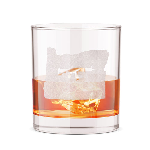 Keep Oregon Tactical 12oz Whiskey Glass