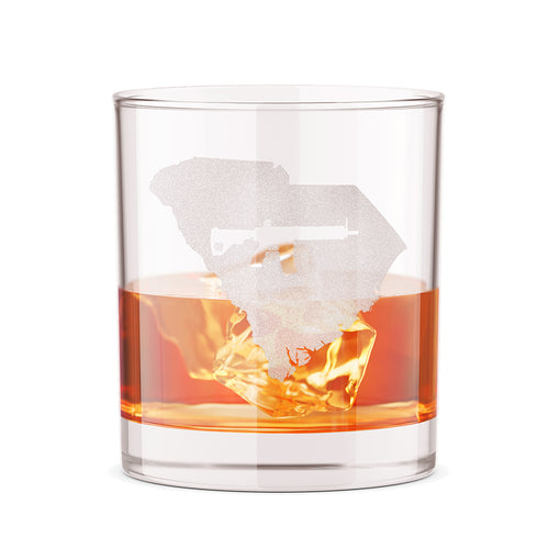 Keep South Carolina Tactical 12oz Whiskey Glass