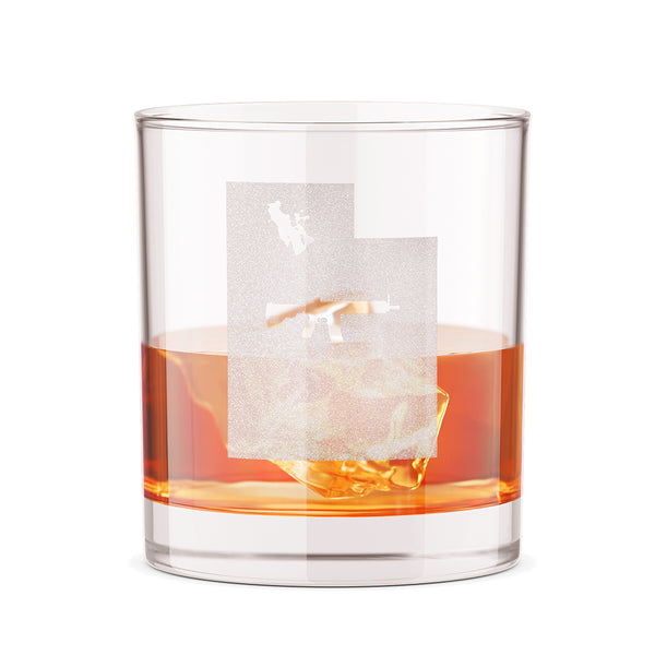 Keep Utah Tactical 12oz Whiskey Glass