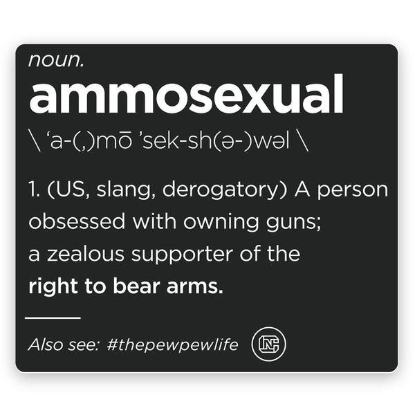 AmmoSexual Definition Sticker